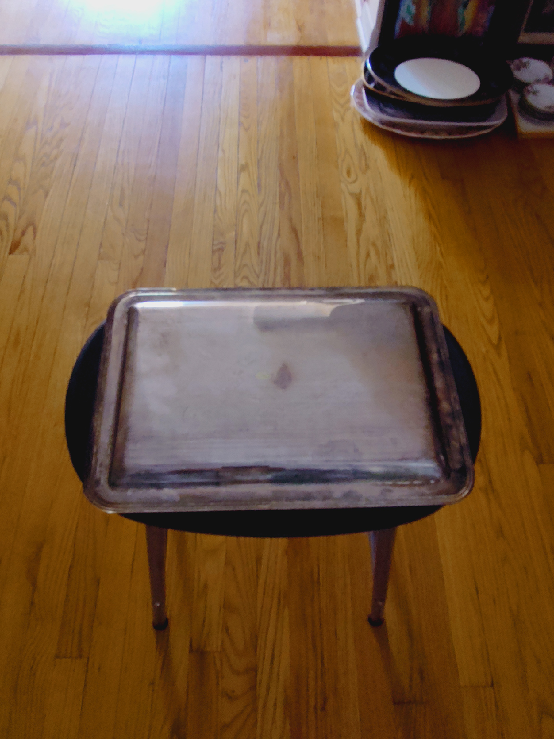 Silver plated Serving Tray - photo 2