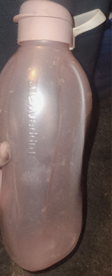 Kids' Water Bottle Cat Design Flip-Top Lid+Tupperware Bottle+ - photo 2