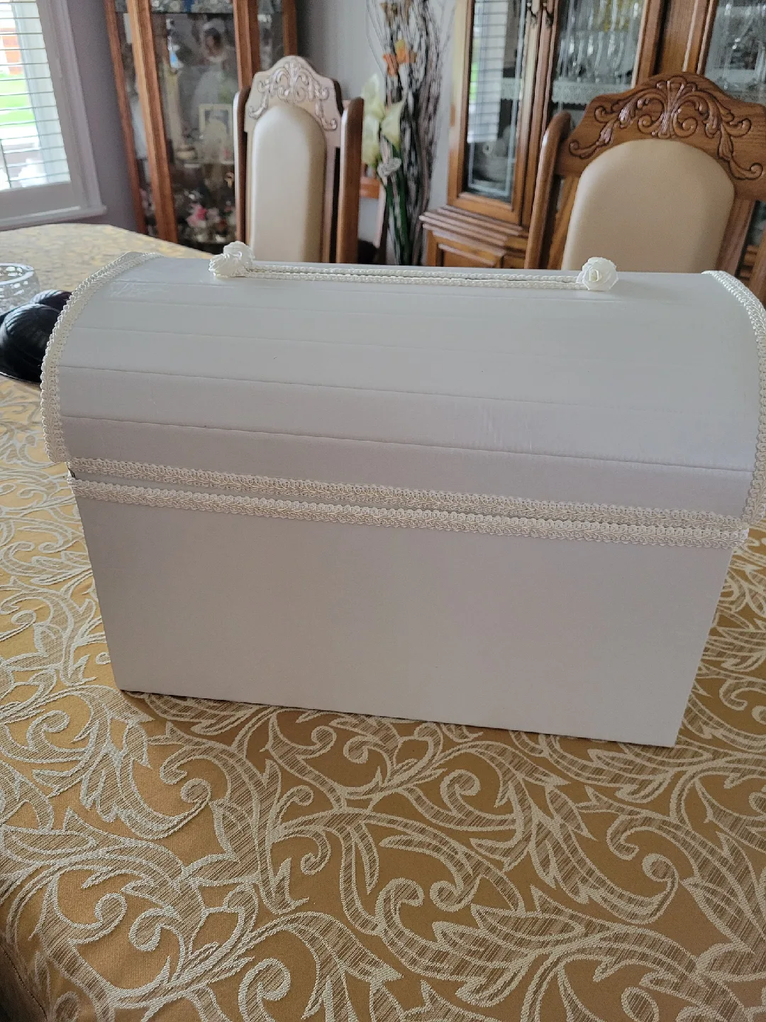 White Decorative Wedding Card/Gift Box image indicator(3)