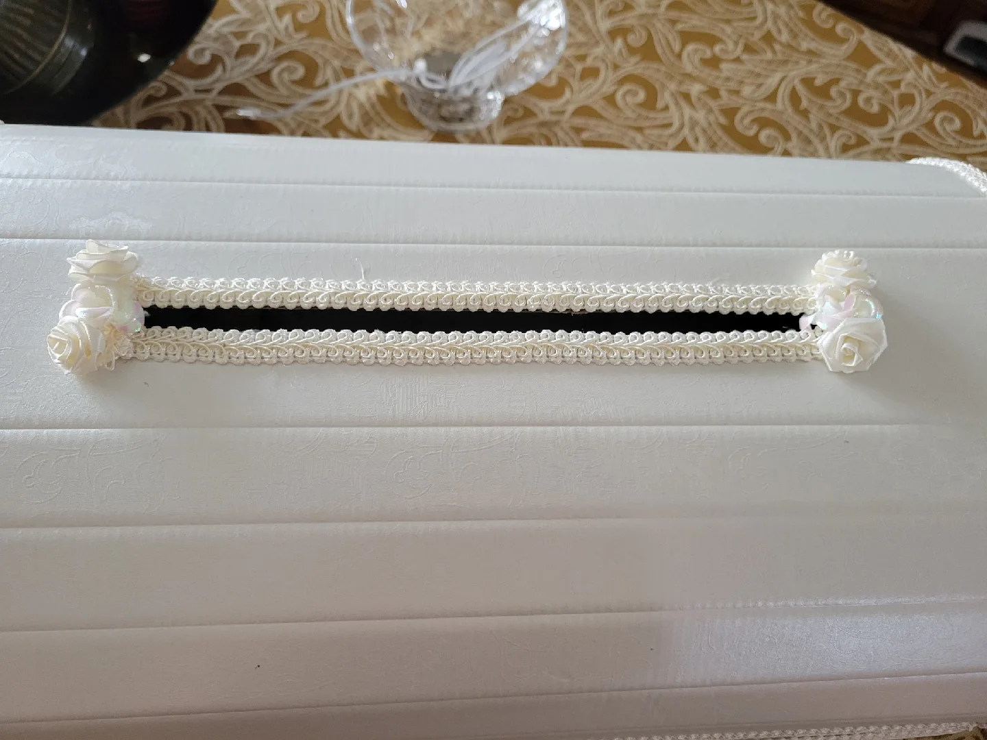 White Decorative Wedding Card/Gift Box image indicator(4)