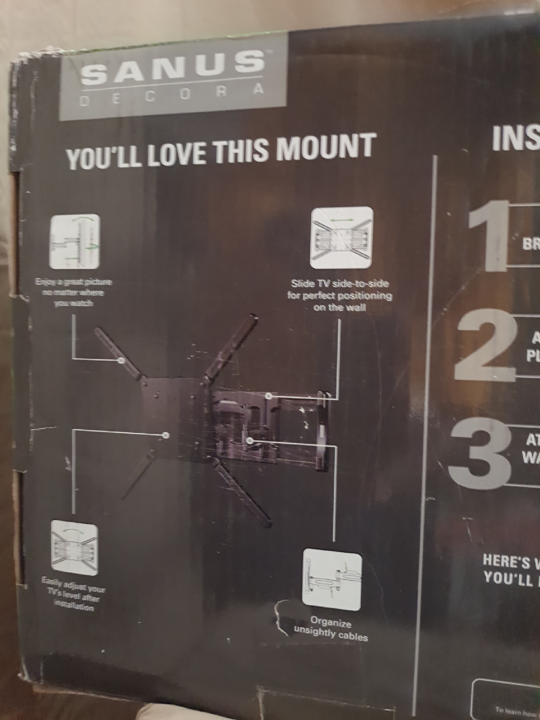 Sanus Full Motion TV Wall Mount 40-82 inch - photo 5