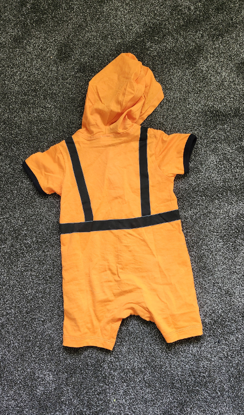 Orange Space Astronaut Costume, Size 9-12 Months - photo 2