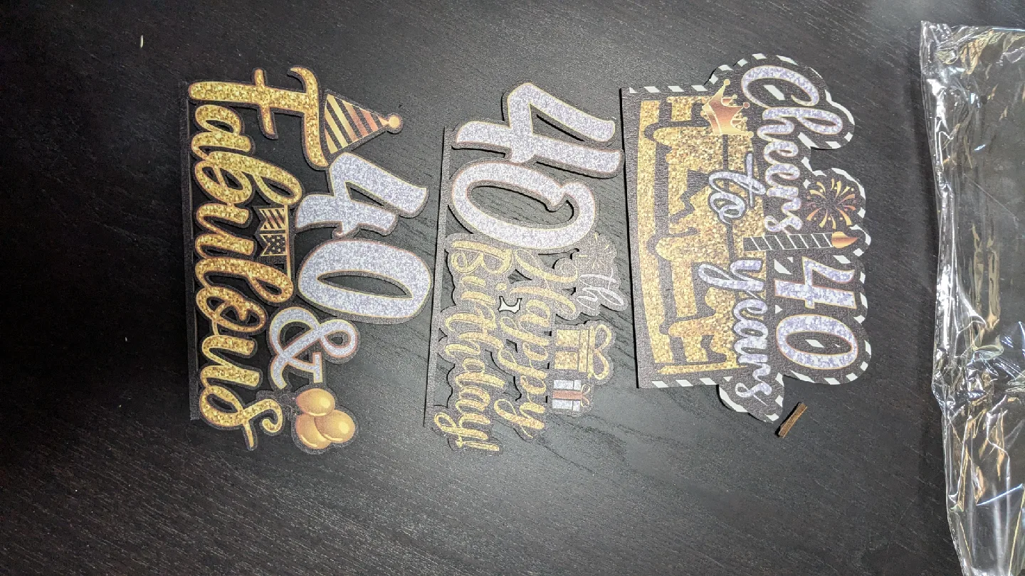 40th Birthday Party Decorations image indicator(7)