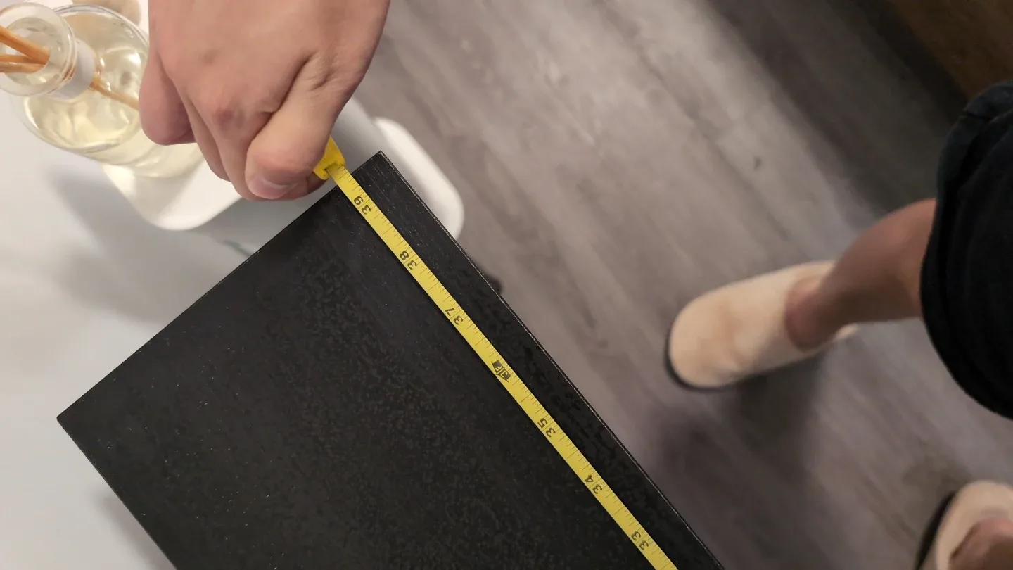 Black Console Table with USB Ports (39x6 inches) image indicator(5)