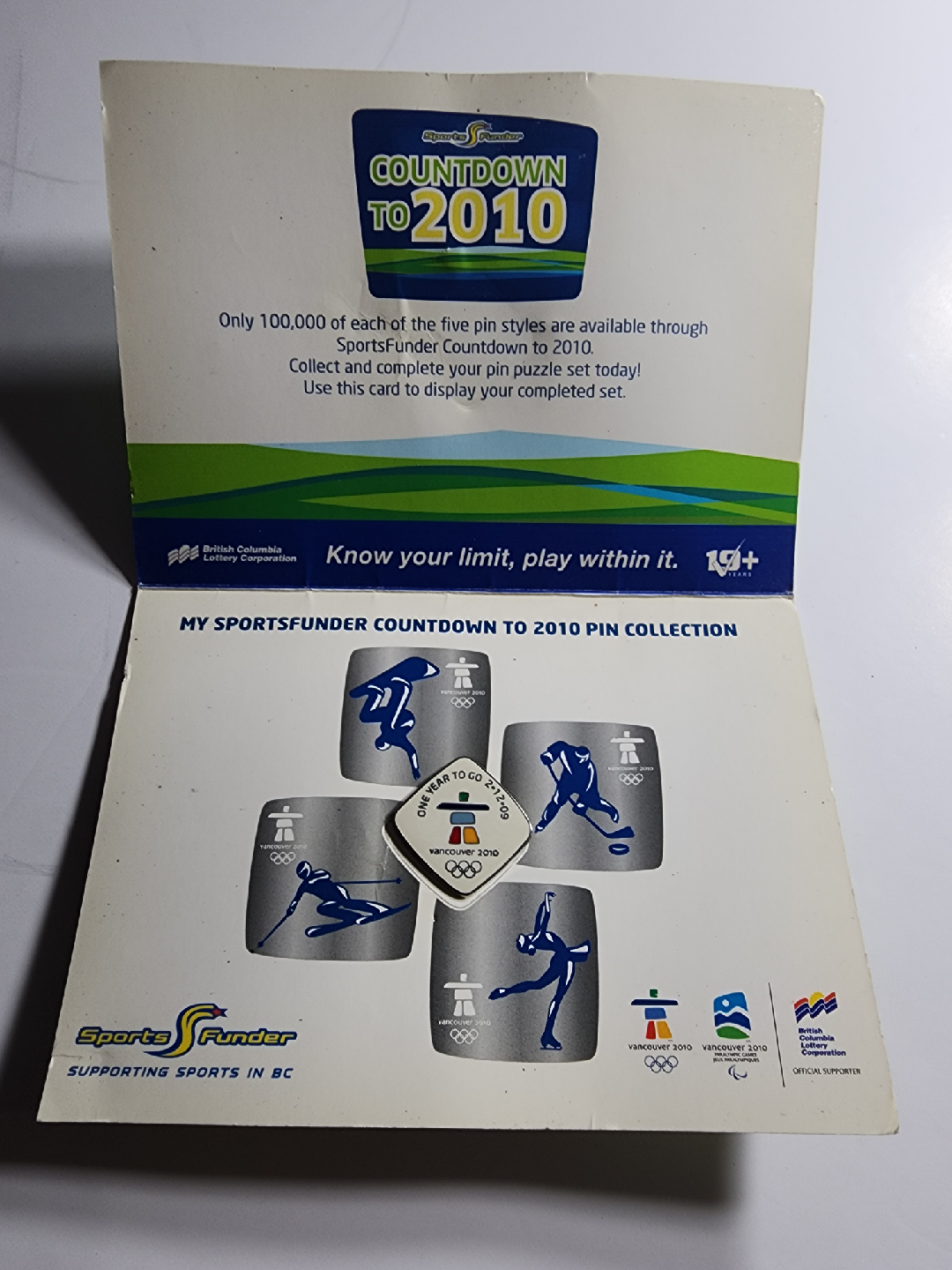 SportsFunder Countdown to 2010 Pin Collection - photo 2