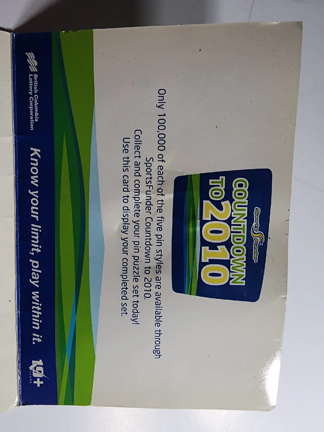 SportsFunder Countdown to 2010 Pin Collection image indicator(3)