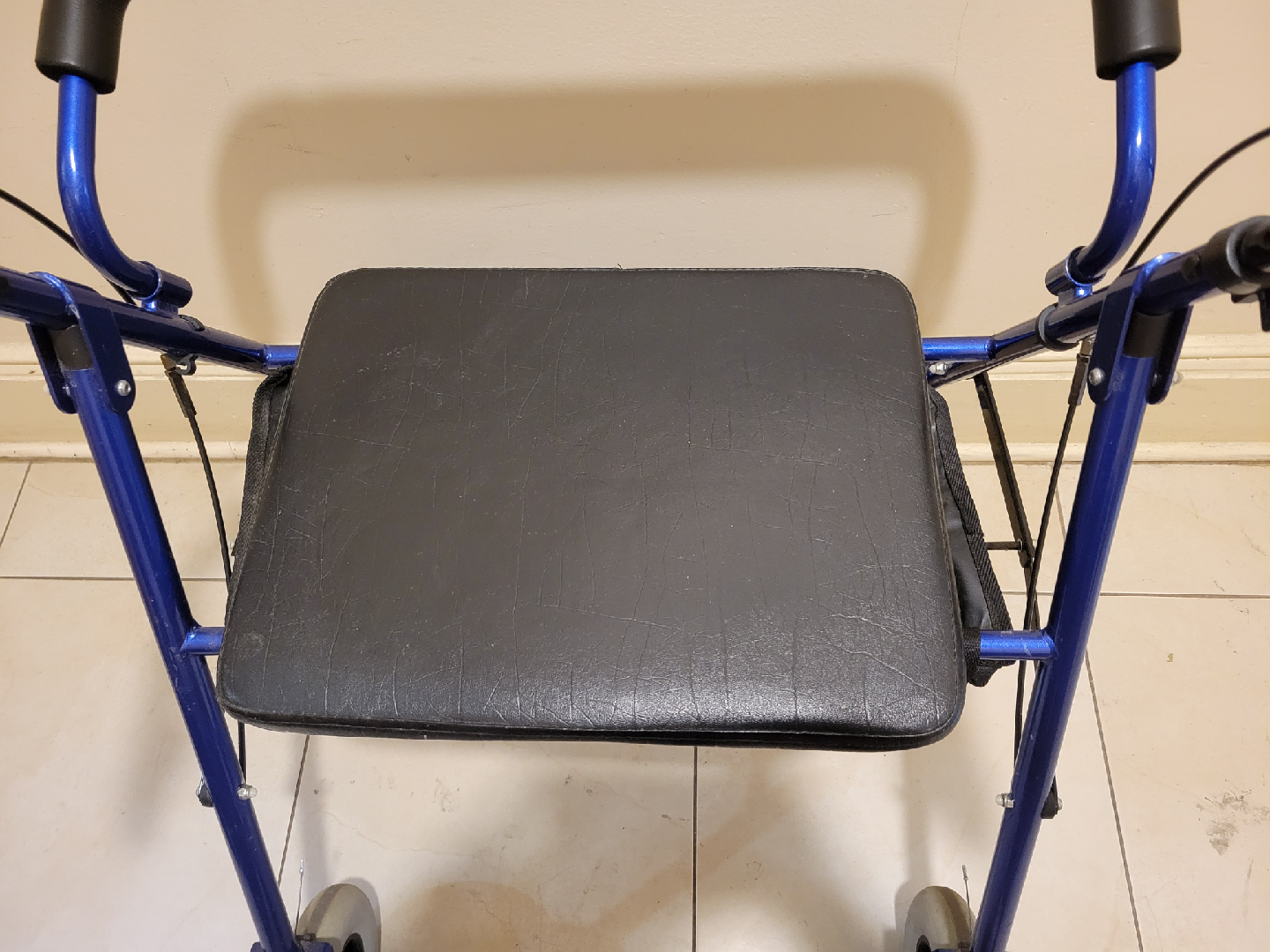 Blue Walker with Seat & Basket - photo 2