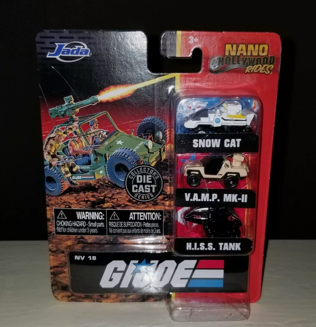 Jada Toys G.I. Joe Nano Hollywood Rides - New!