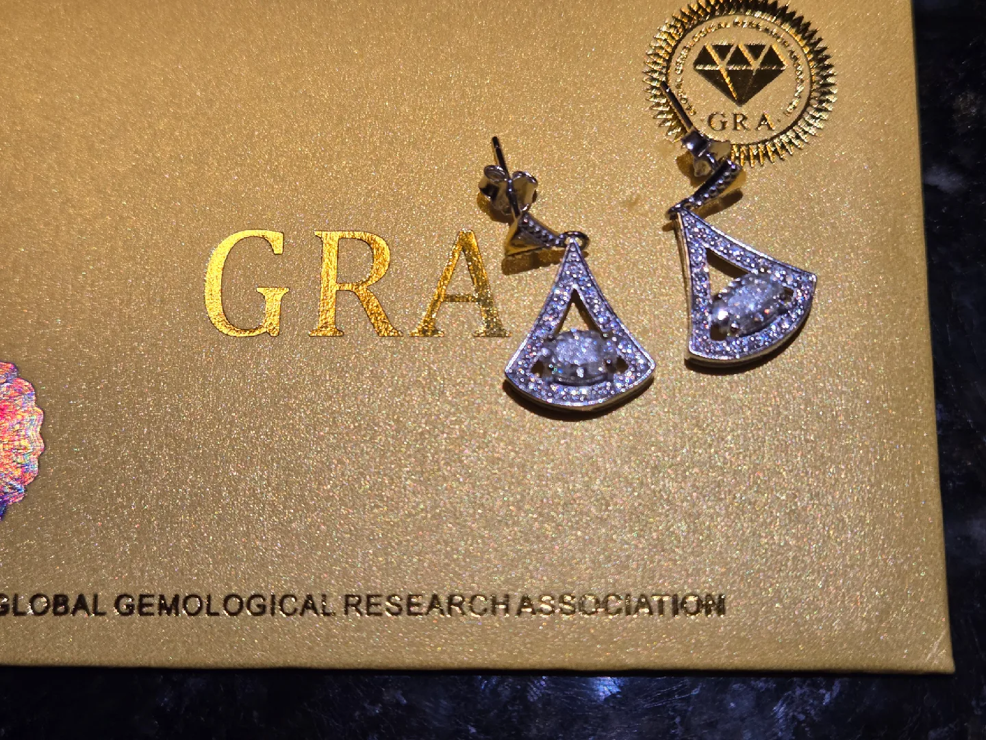 Moissanite 1.0 CT Sterling silver earrings new image indicator(5)