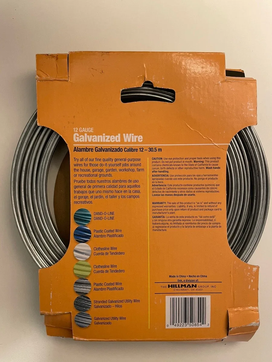 OOK 12 Gauge Galvanized Wire, 100 ft image indicator(3)