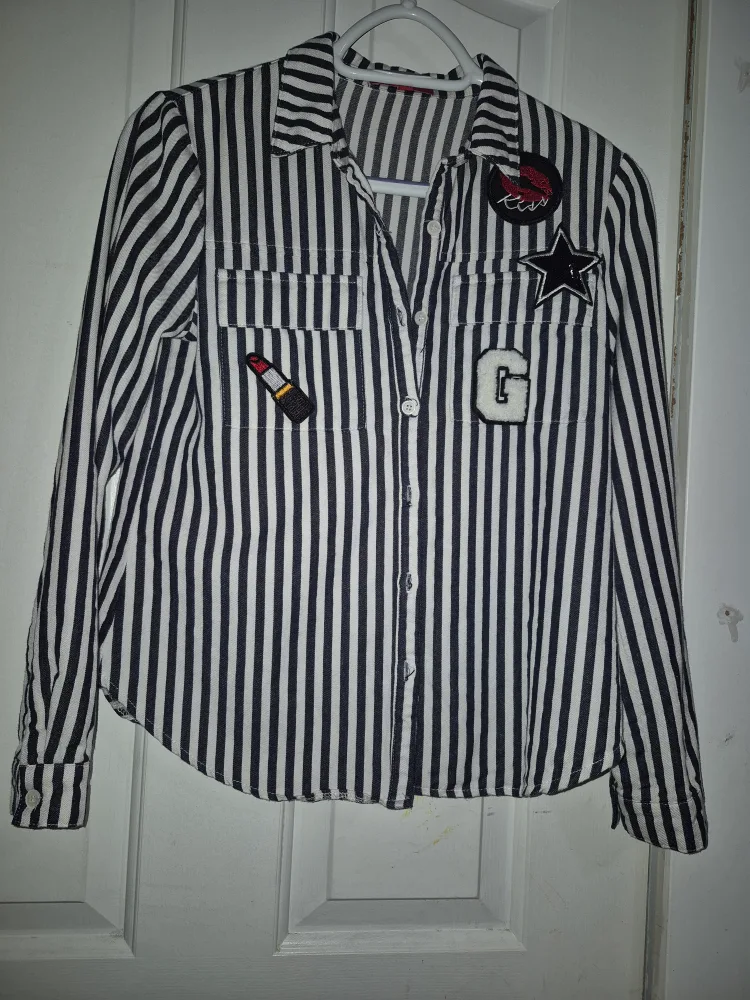 Guess Striped Blouse - Size XS thumbnail