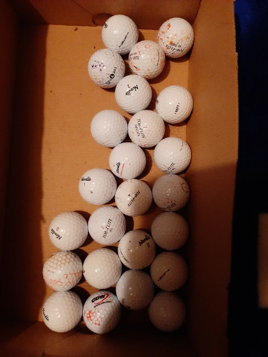 Mixed Golf Balls - Noodle, Top Flite thumbnail