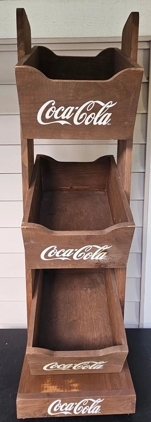Coca Cola Wooden Display Case image indicator(10)
