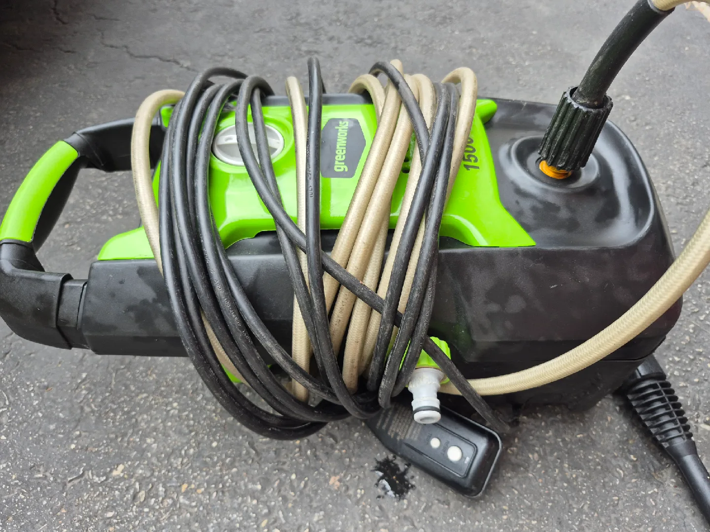 Greenworks 1500 PSI Electric Pressure Washer image indicator(3)