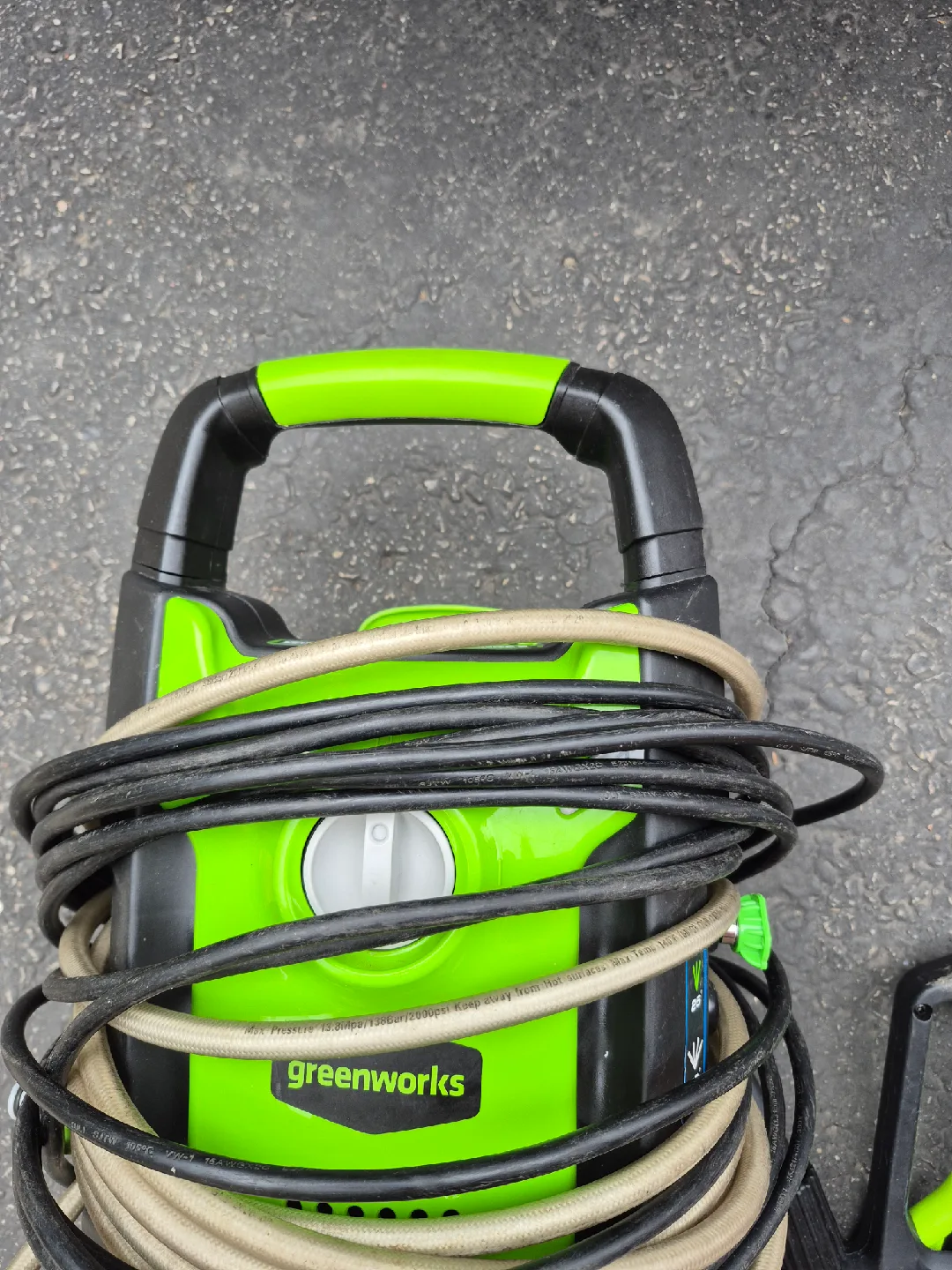 Greenworks 1500 PSI Electric Pressure Washer image indicator(6)