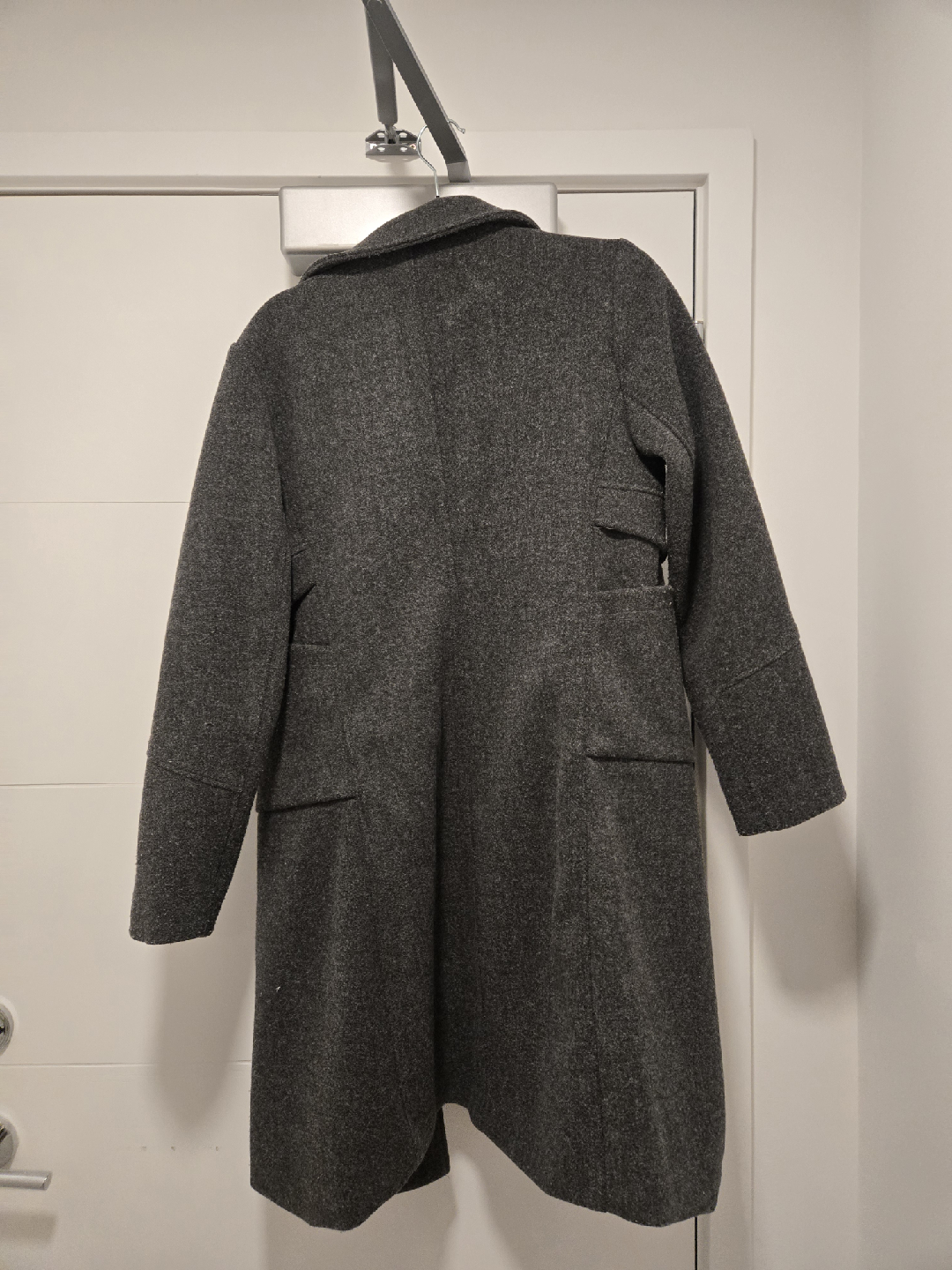 Chouyatou Wool Blend Grey Coat - Size L - photo 3
