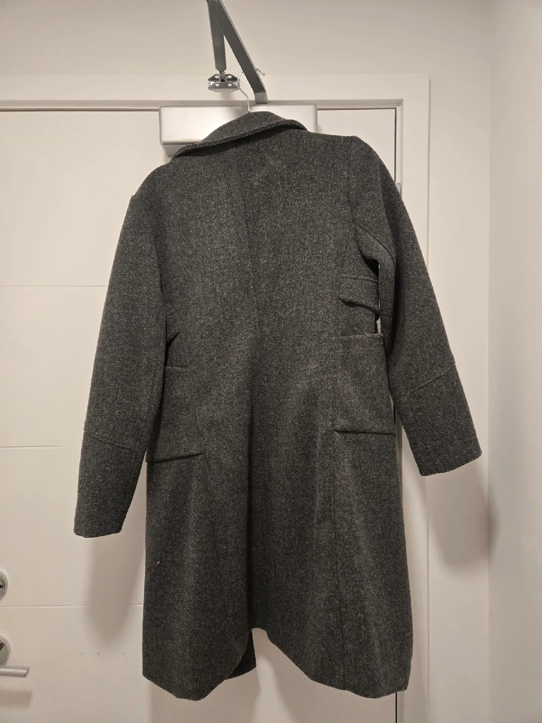 Chouyatou Wool Blend Grey Coat - Size L image indicator(3)
