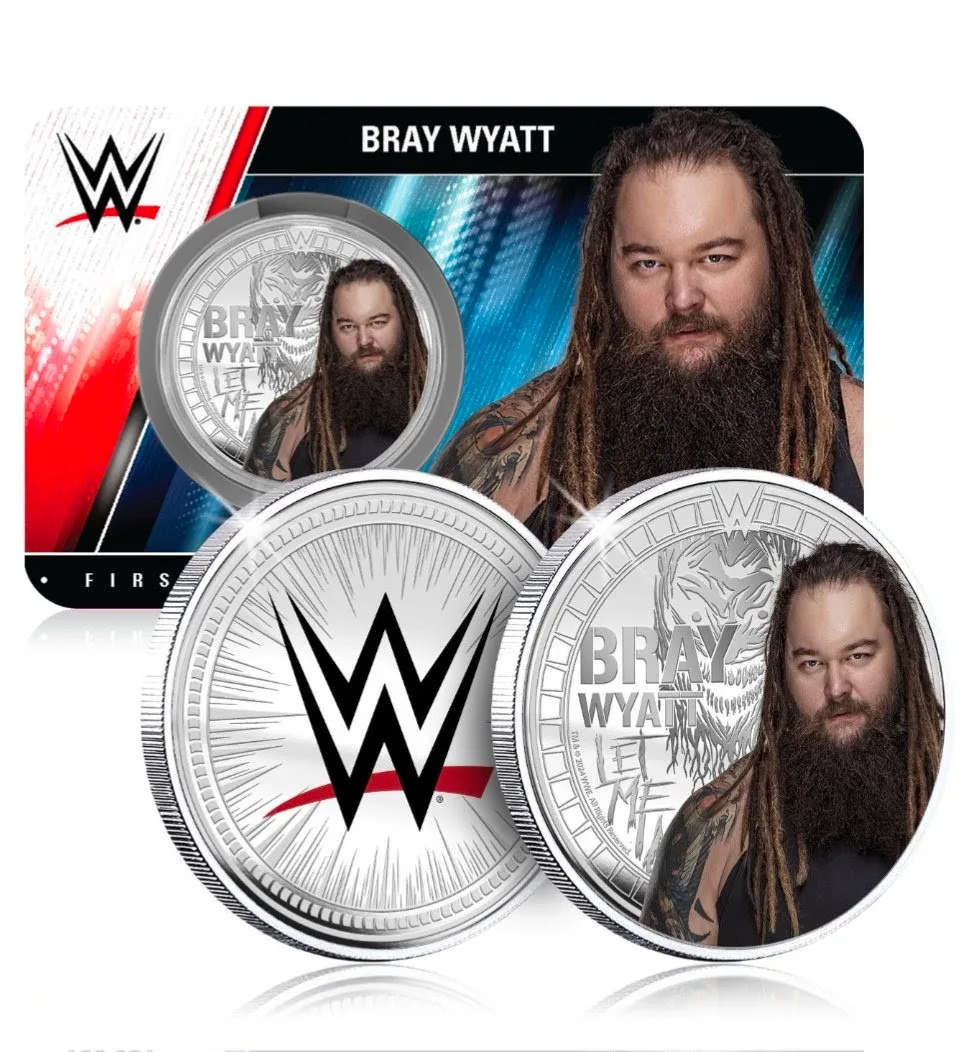 WWE Bray Wyatt Silver Coin thumbnail