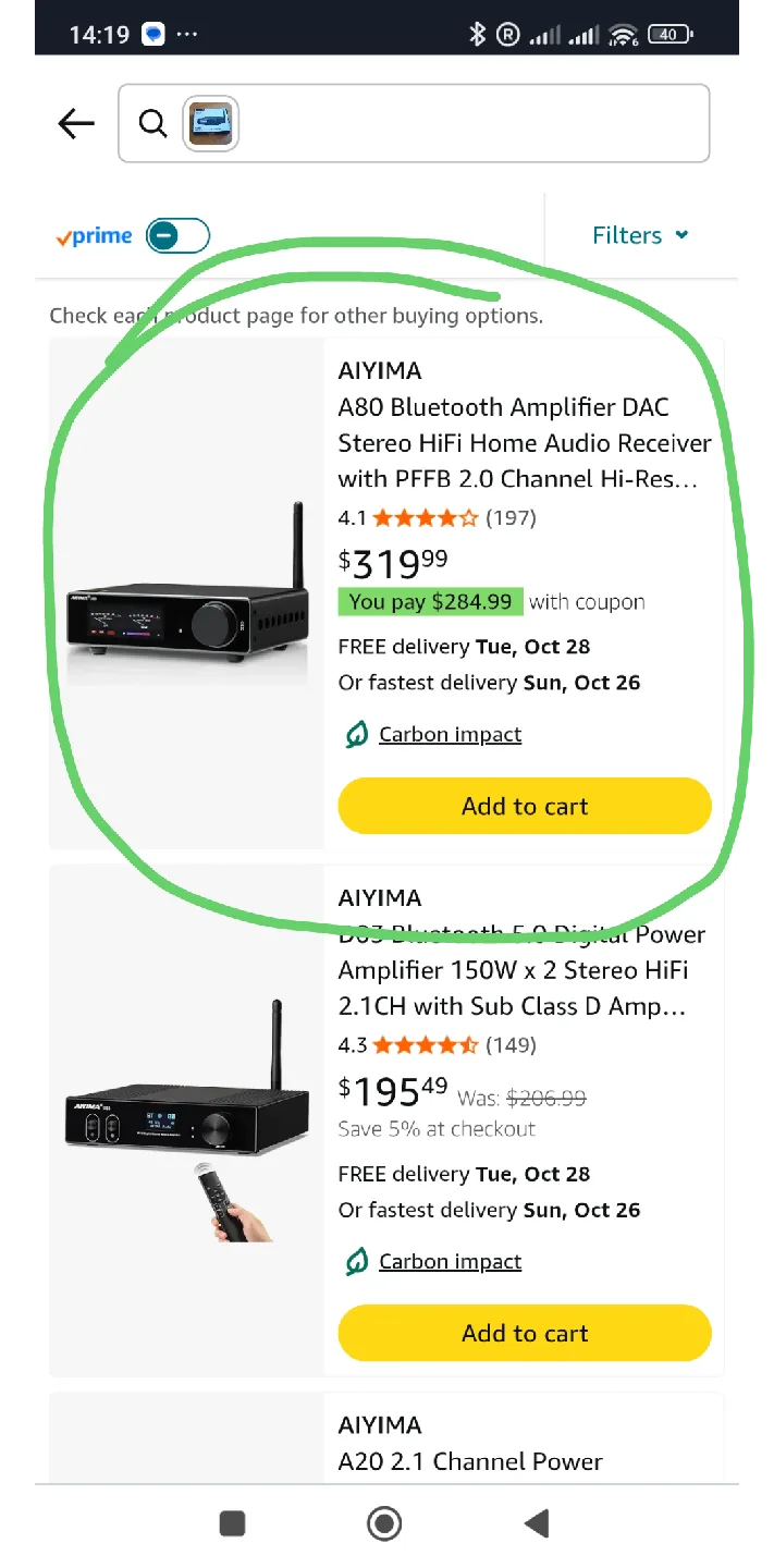 AIYIMA A80 Bluetooth Amplifier - Like New! image indicator(6)