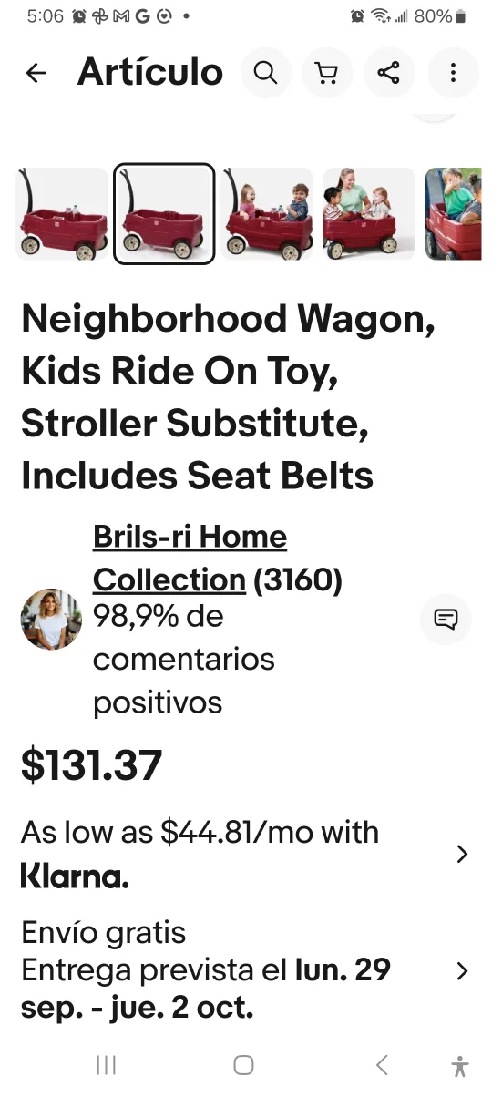 Step2 Pink Neighborhood Wagon image indicator(5)