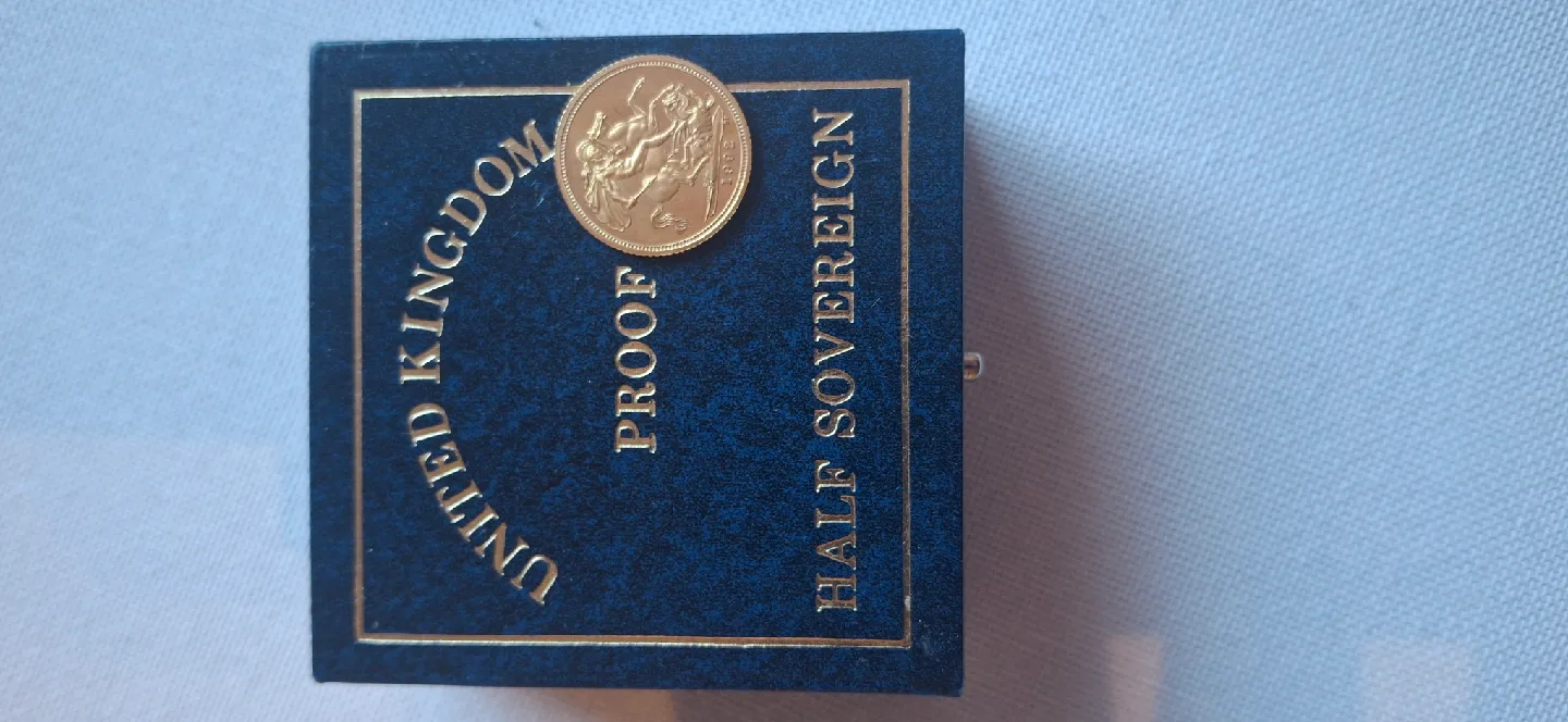1992 Gold Proof Half-Sovereign Coin image indicator(3)