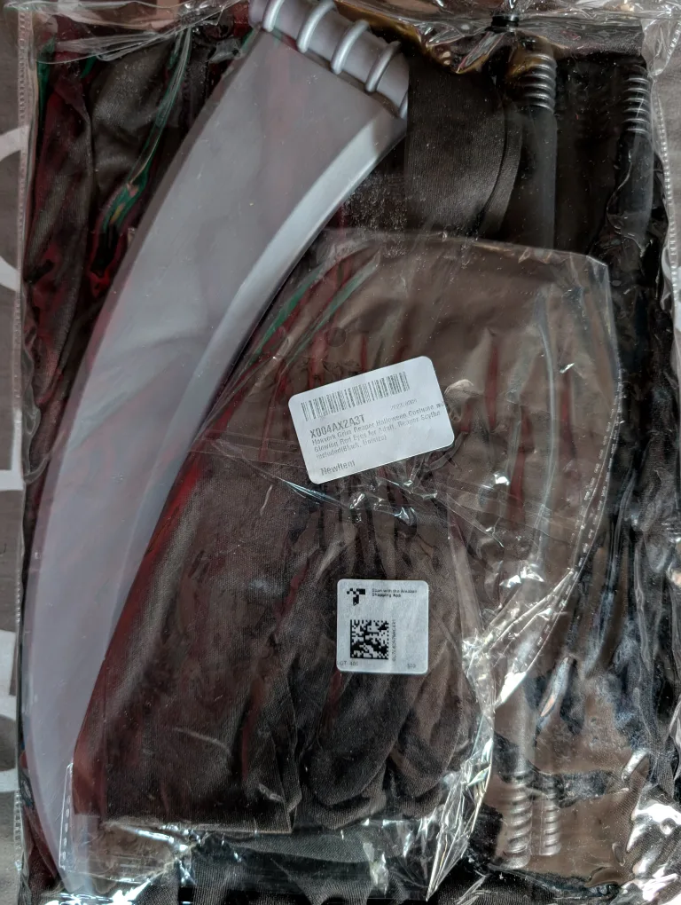 BRAND NEW-Grim Reaper Halloween Costume image indicator(2)