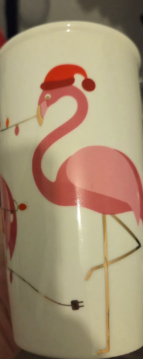 🥕🥕🥕 DAVIDsTEA Travel Mug with Flamingo Design image indicator(5)