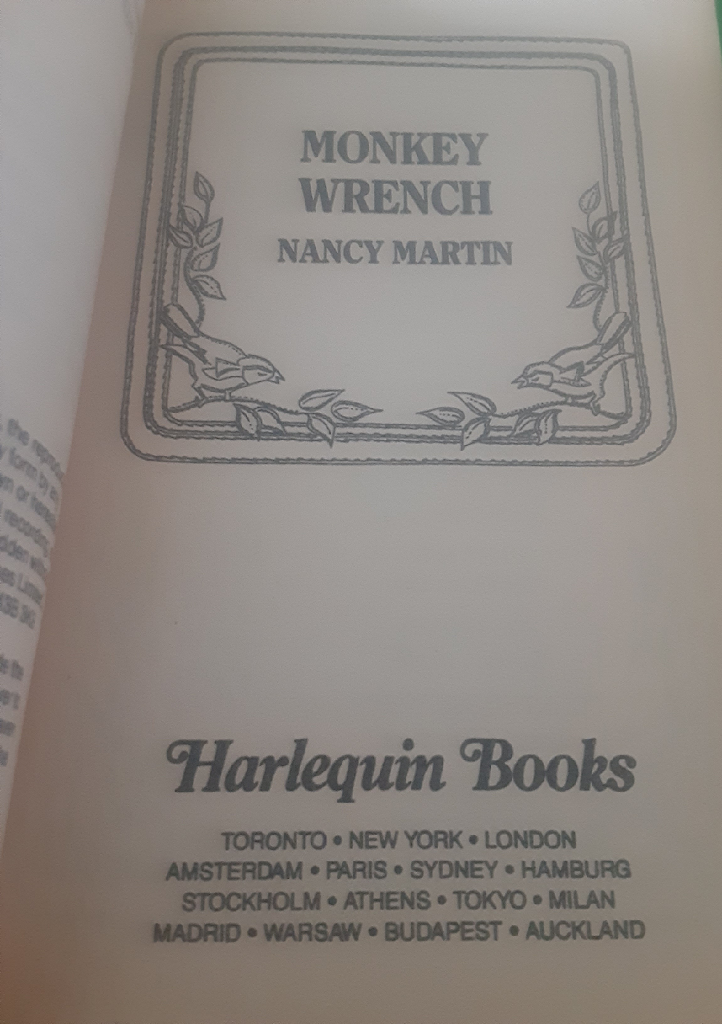 Welcome to Tyler: Monkey Wrench by Nancy Martin - photo 2