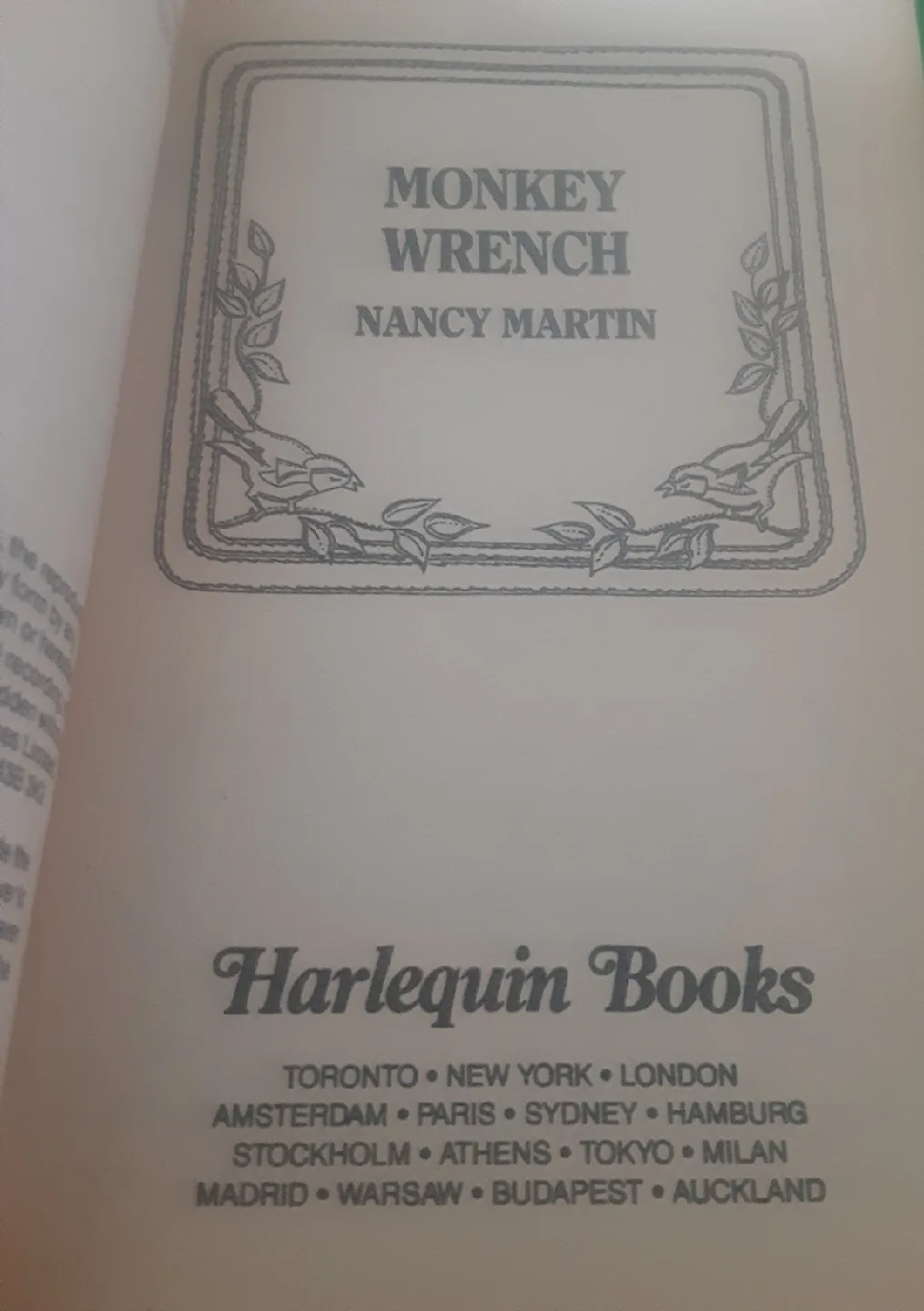 Welcome to Tyler: Monkey Wrench by Nancy Martin image indicator(2)