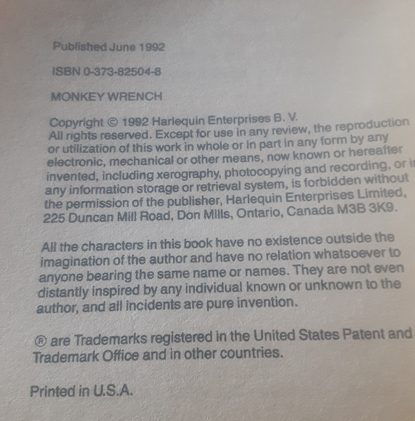 Welcome to Tyler: Monkey Wrench by Nancy Martin - photo 3