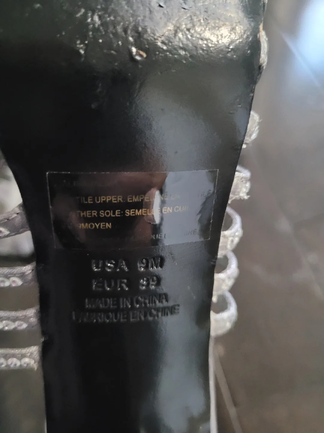 Nine West Silver Heels - Ladies Size 9 image indicator(2)