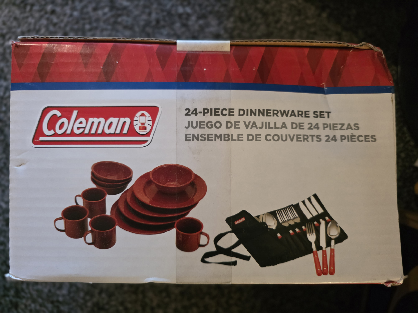 Coleman 24-Piece Dinnerware Set