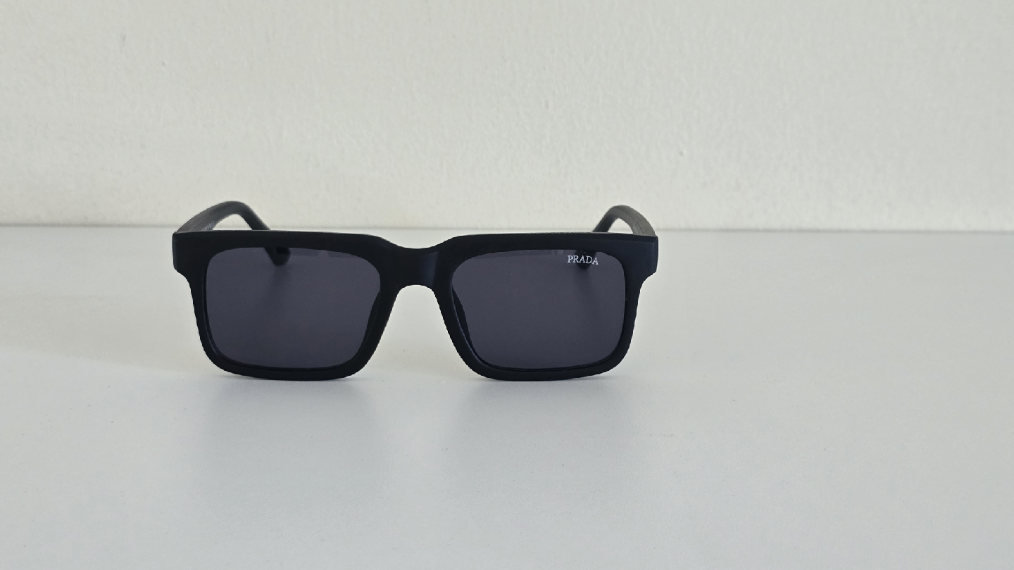 Prada Sunglasses Black Square Frame