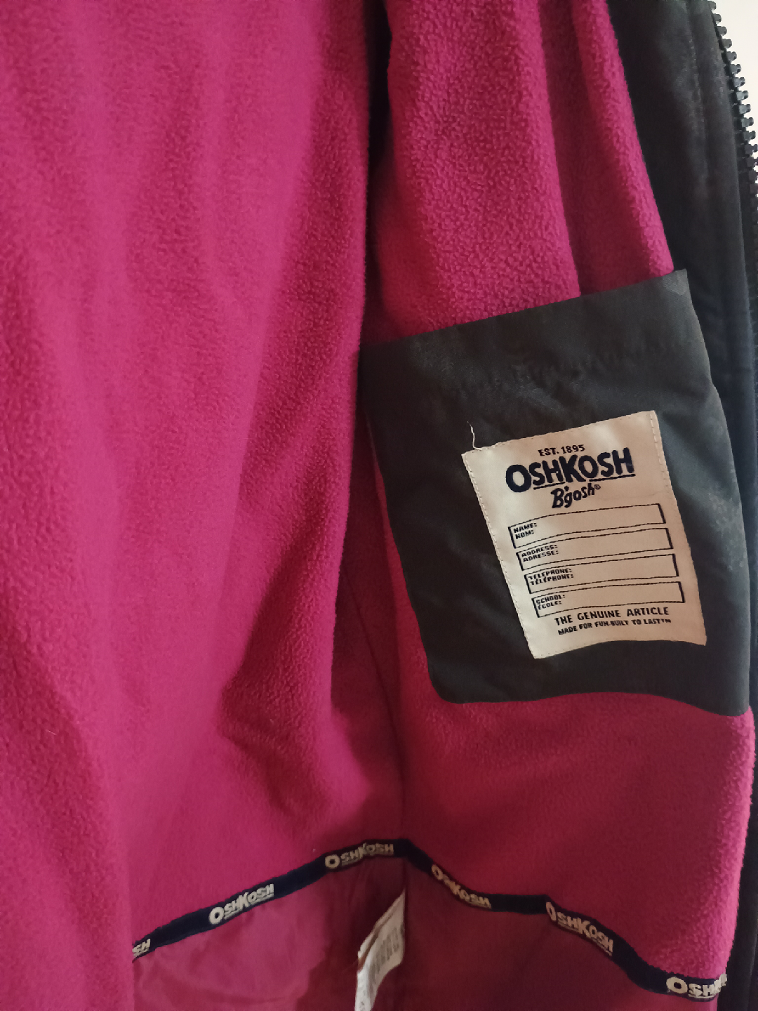 OshKosh B'gosh Girls' Puffer Jacket - Size 10 - photo 4