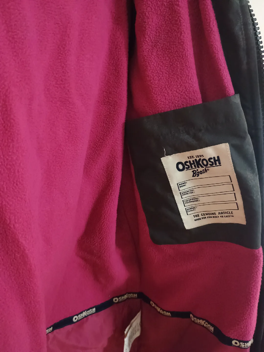 OshKosh B'gosh Girls' Puffer Jacket - Size 10 image indicator(4)