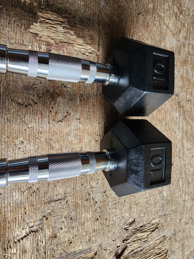 BRAND NEW !! HEX   DUMBBELL SET 10LBS TO 30LBS. FREE DELIVERY - photo 2