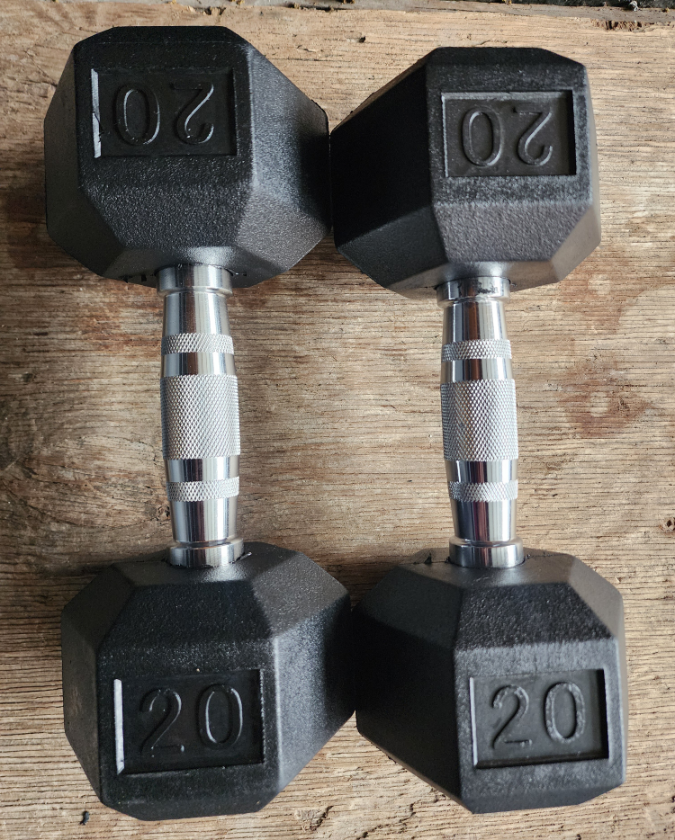 BRAND NEW !! HEX   DUMBBELL SET 10LBS TO 30LBS. FREE DELIVERY - photo 5