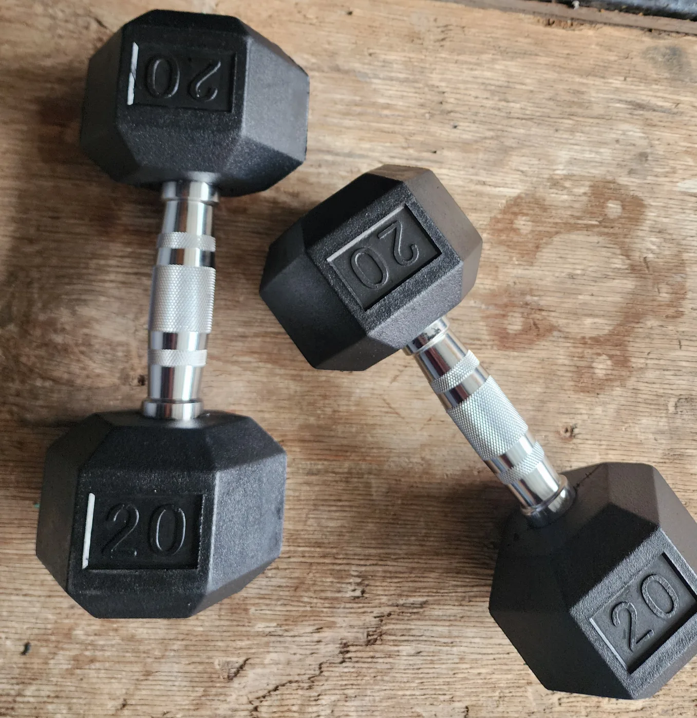 BRAND NEW !! HEX   DUMBBELL SET 10LBS TO 30LBS. FREE DELIVERY image indicator(6)