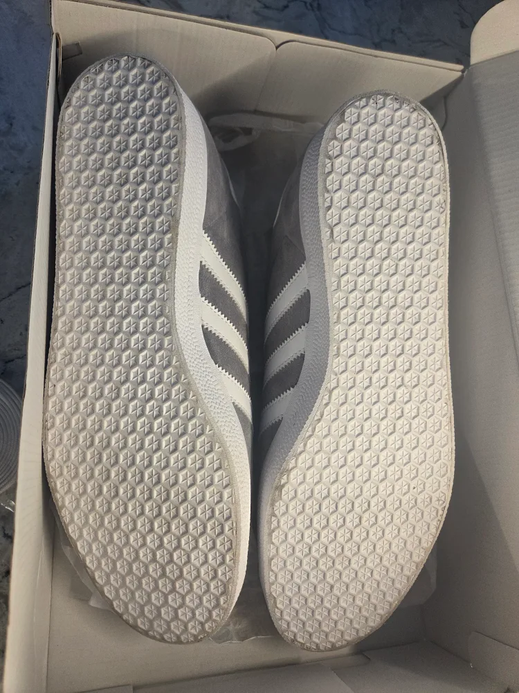 Adidas Gazelle Grey Suede Shoes - US 12 image indicator(3)