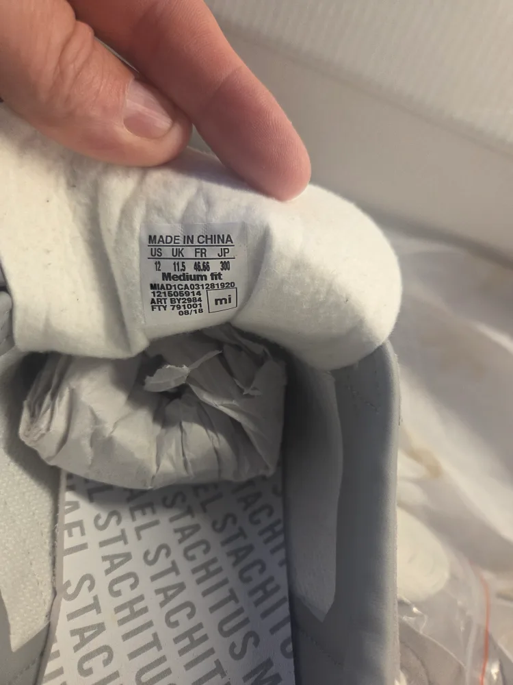 Adidas Gazelle Grey Suede Shoes - US 12 image indicator(4)