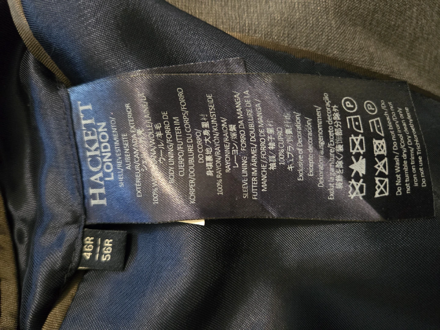 Hackett London Tailored for Travel Blazer - Size 46R - photo 3
