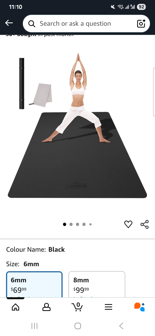 Selling Barely Used Large and Thick Exercise Yoga Mat! - photo 2