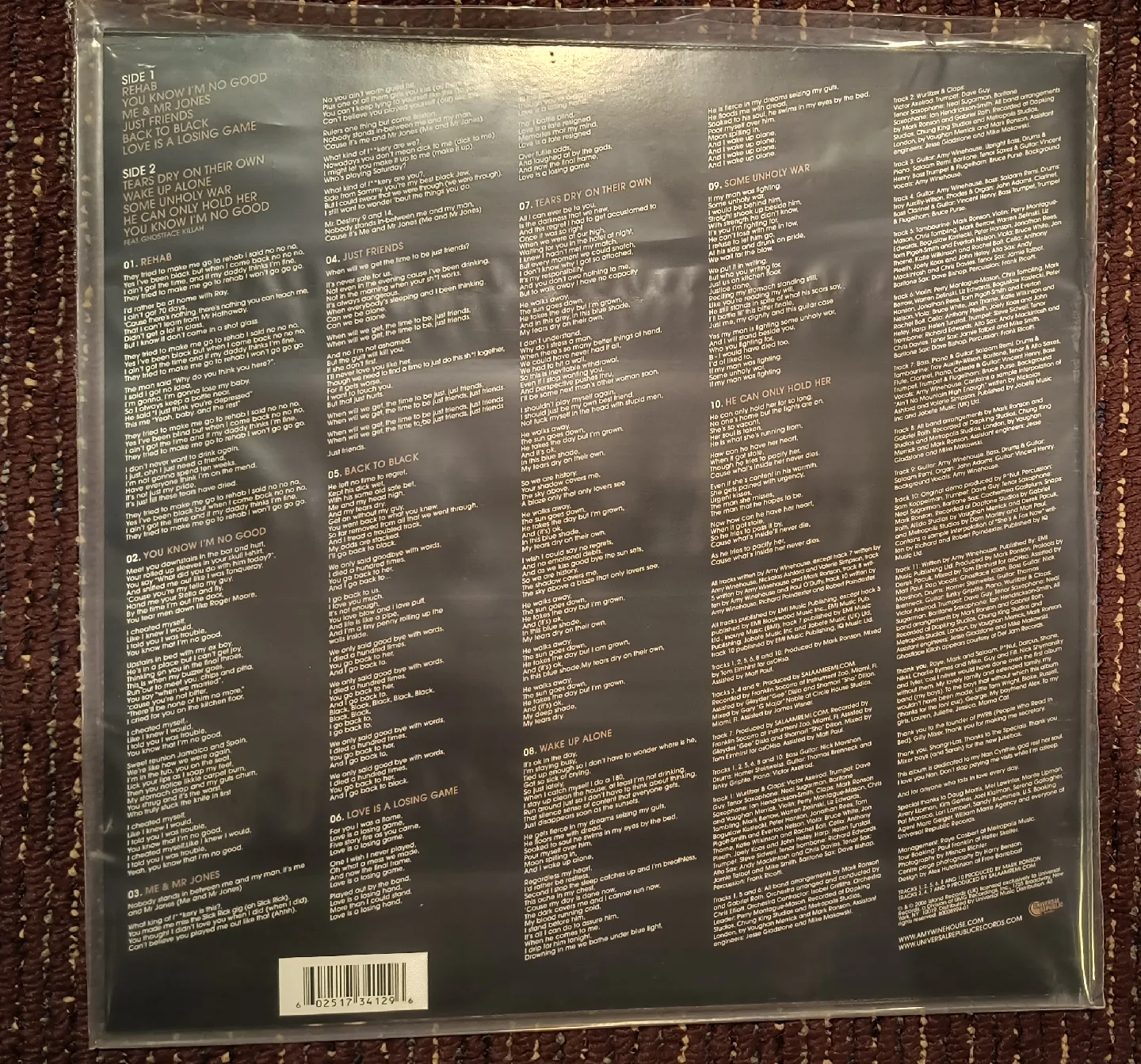 Amy Winehouse - Back to Black Vinyl Record image indicator(2)