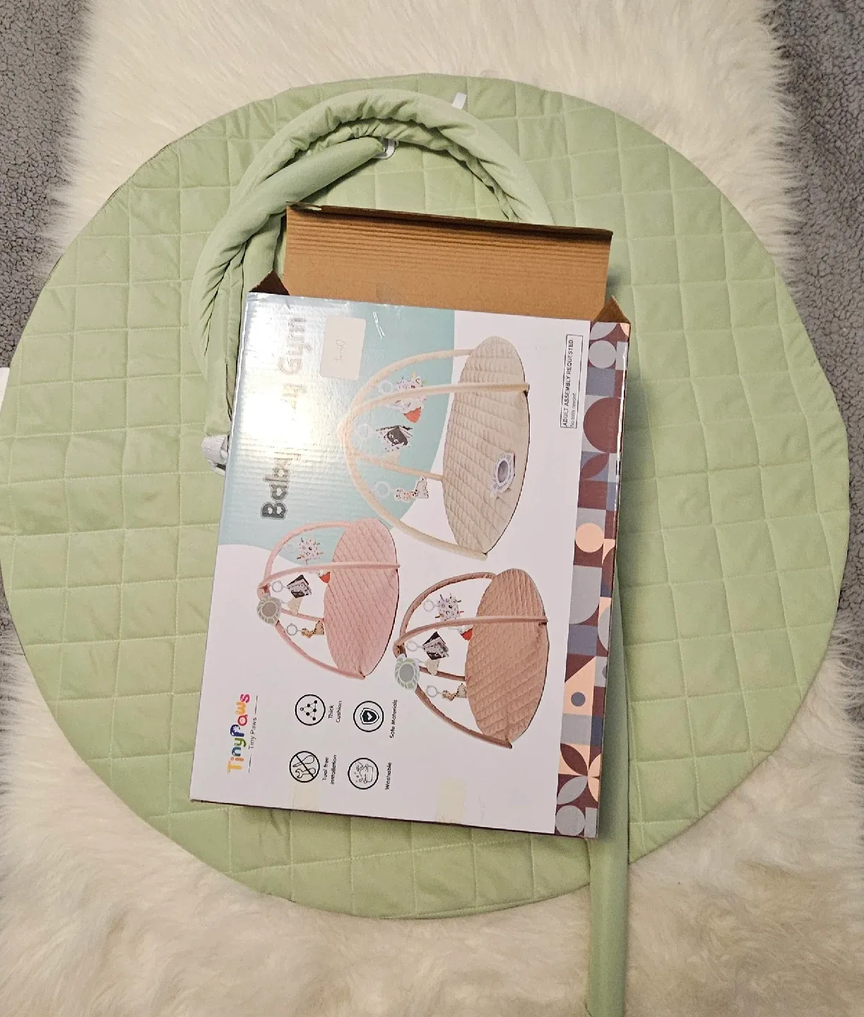 Tiny Paws Baby Play Gym - New in Box! image indicator(2)