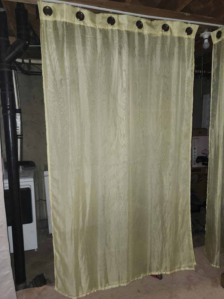 Light Yellow Curtain 6pcs