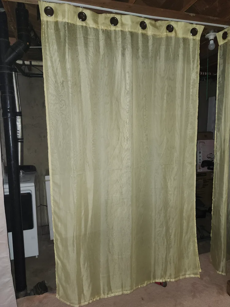 Light Yellow Curtain 6pcs thumbnail