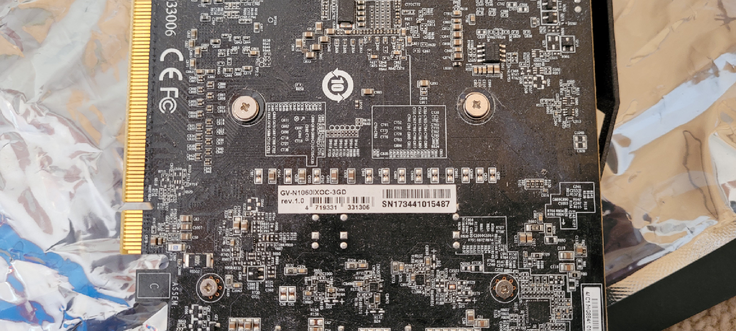 Gigabyte GeForce GTX 1060 3GB Graphics Card - photo 3
