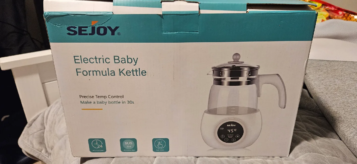 SEJOY Electric Baby Formula Kettle - New in Box! thumbnail