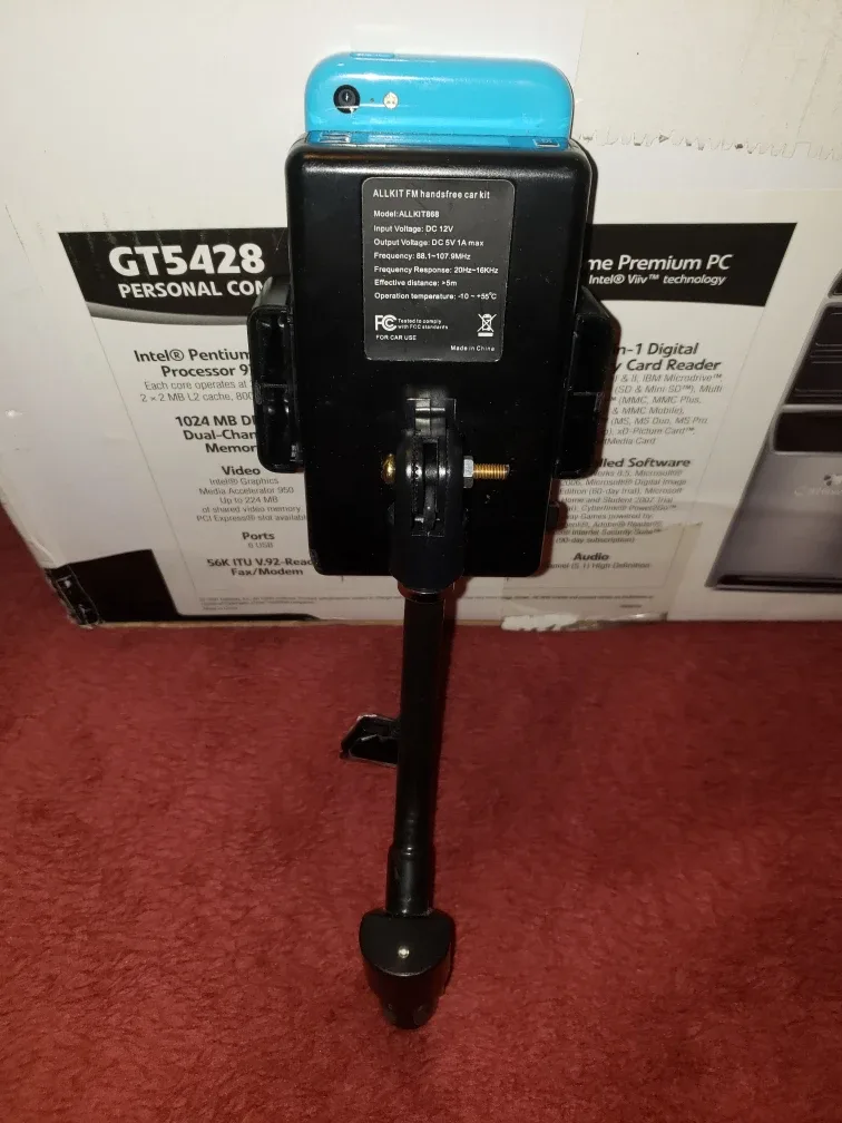 Handsfree Car Kit Phone device holder image indicator(2)