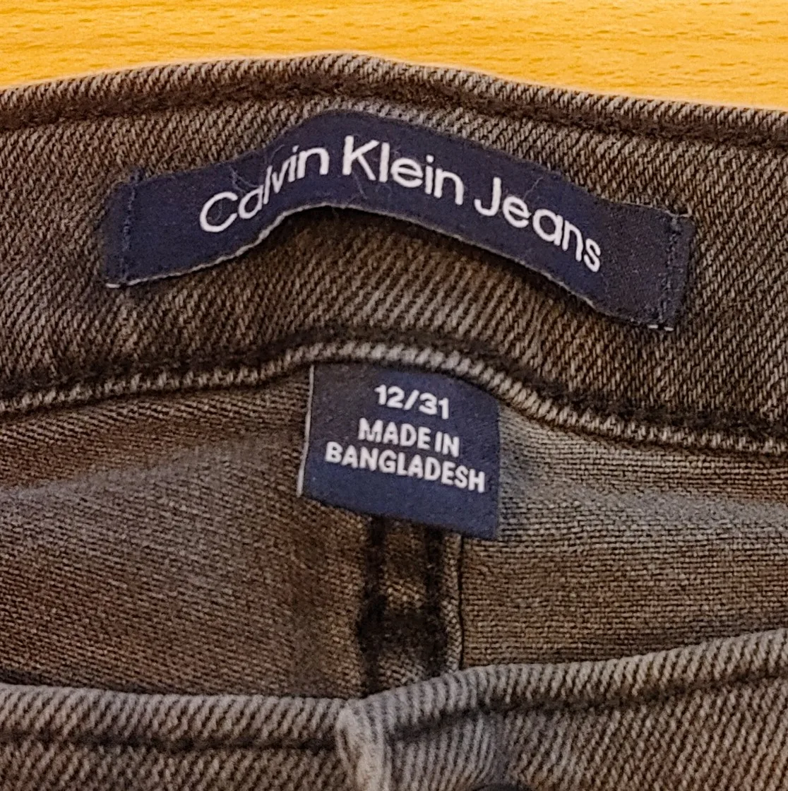 Calvin Klein Grey Denim Jeans image indicator(9)